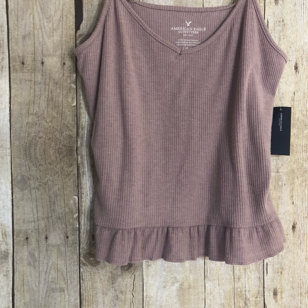 NEW Blush Ribbed Strappy Tank - Picture 3 of 5